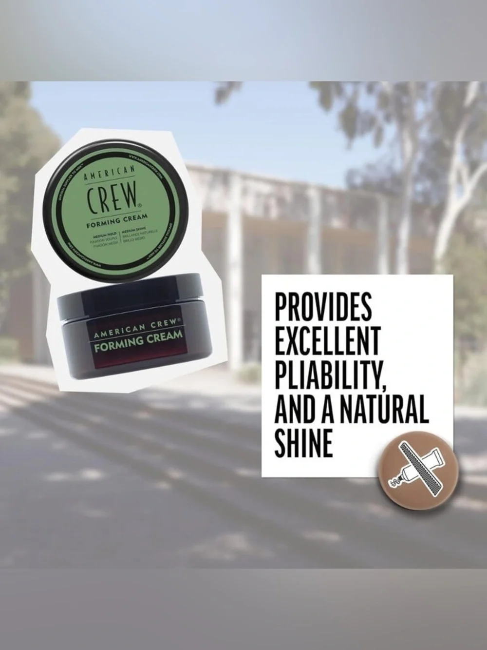 NIB American Crew Forming Curls Duo with Pre‑Styling Shampoo and Styling Cream
